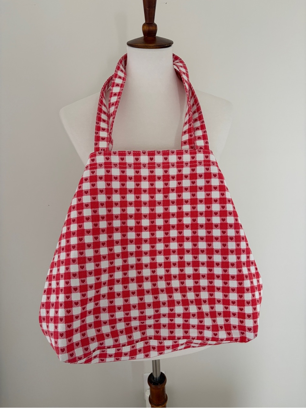 Wild Fable Gingham Heart Tote - Picture 4 of 8
